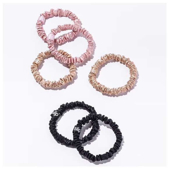 Slip Pure Silk Skinny Scrunchies 6-Pack - NEW IN BOX - Picture 3 of 5